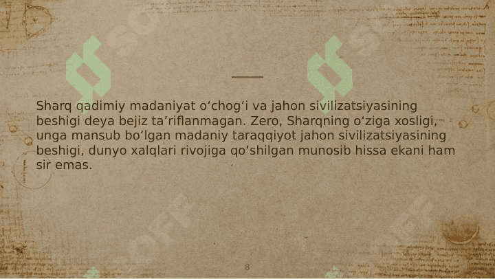 FALSAFA TARIXI 8