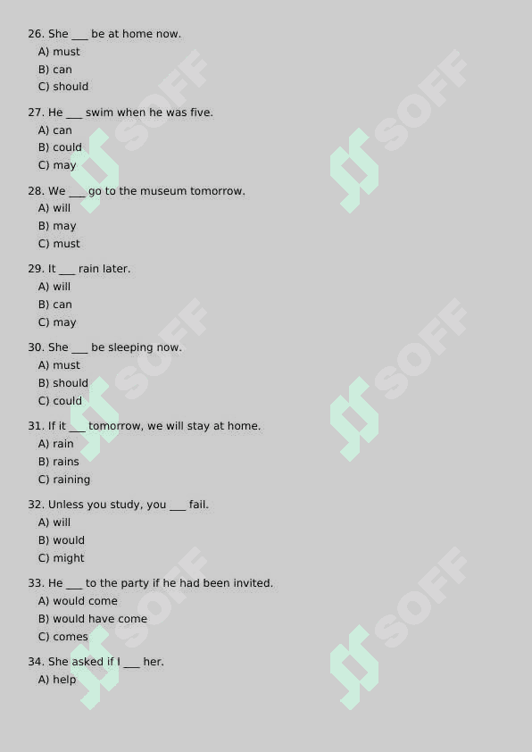 English test 4