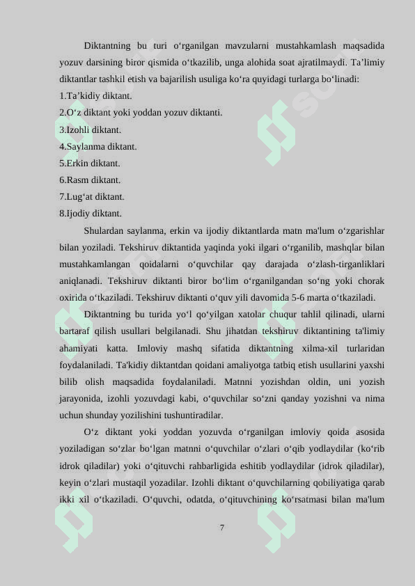 Kurs ishi 7
