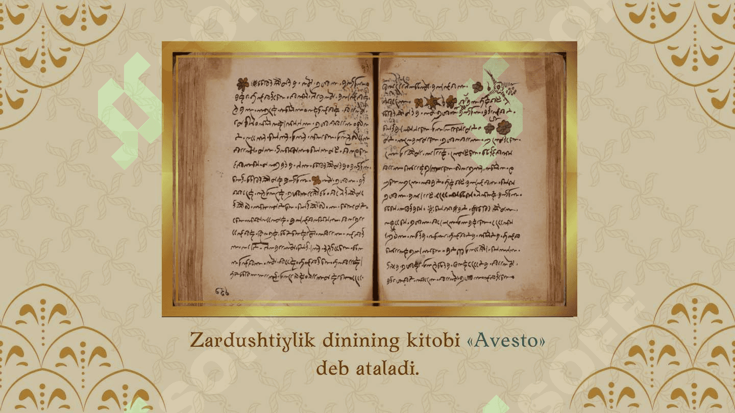 Avestoda ijtimoiy-pedagogik g'oyalar 3