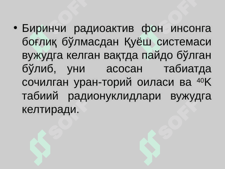 Radiaktiv fon 3