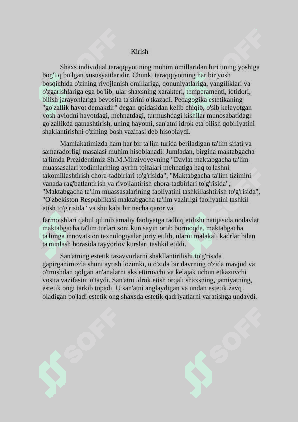 Maktab yoshidagi bolada estetik hissiyotning shakillanishi 3