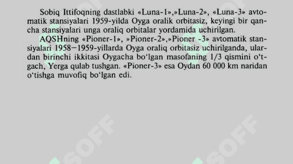 Oyga uchish asoslari 8