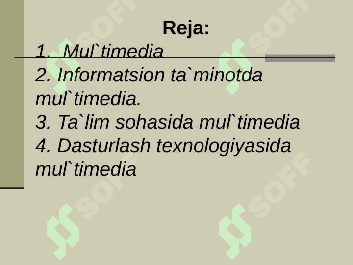 Multimedia texnologiyalari 2