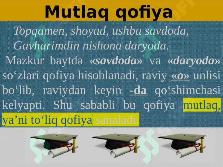 Qofiya va radif 6