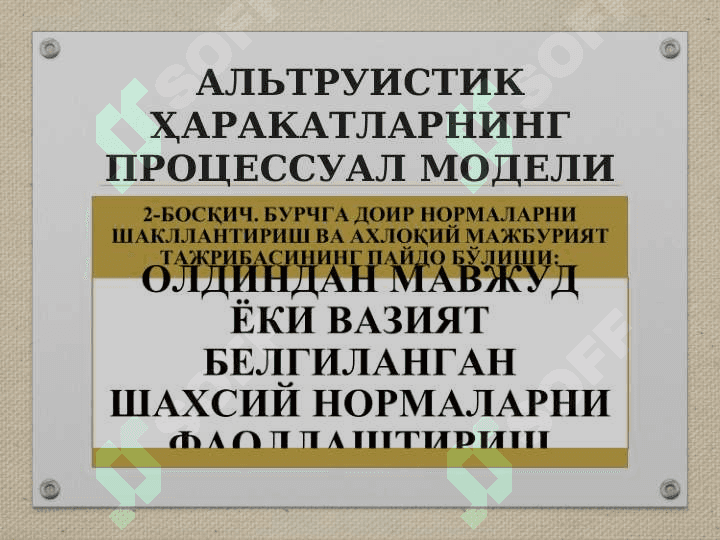 ХУЛҚ-АТВОР ВА ФАОЛИЯТ МОТИВАЦИЯЛАРИ 5