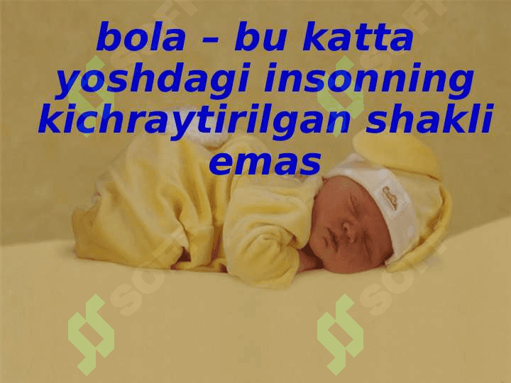 Pediatriyaning rivojlanish tarixi. Bolalik davrlari 3