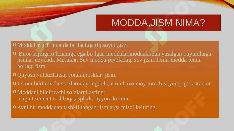 Modda tuzilishi 3
