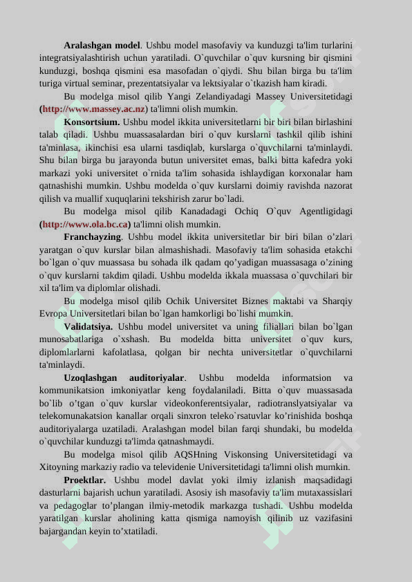 MASOFAVIY TA'LIM TIZIMI – O`QITISHNING ZAMONAVIY USULI 4