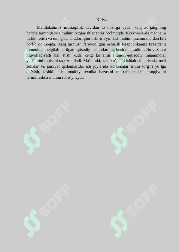 SANOAT KORXONALARINING INNAVATSION FAOLIYATI SAMARADORLIGINI OSHIRISH 2