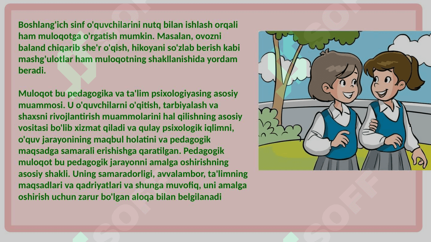 Boshlangʻich taʼlimda muloqot madaniyati 6