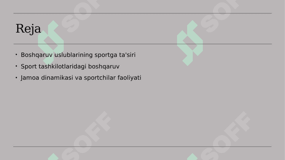 Boshqaruv uslubi va spo`rt 2