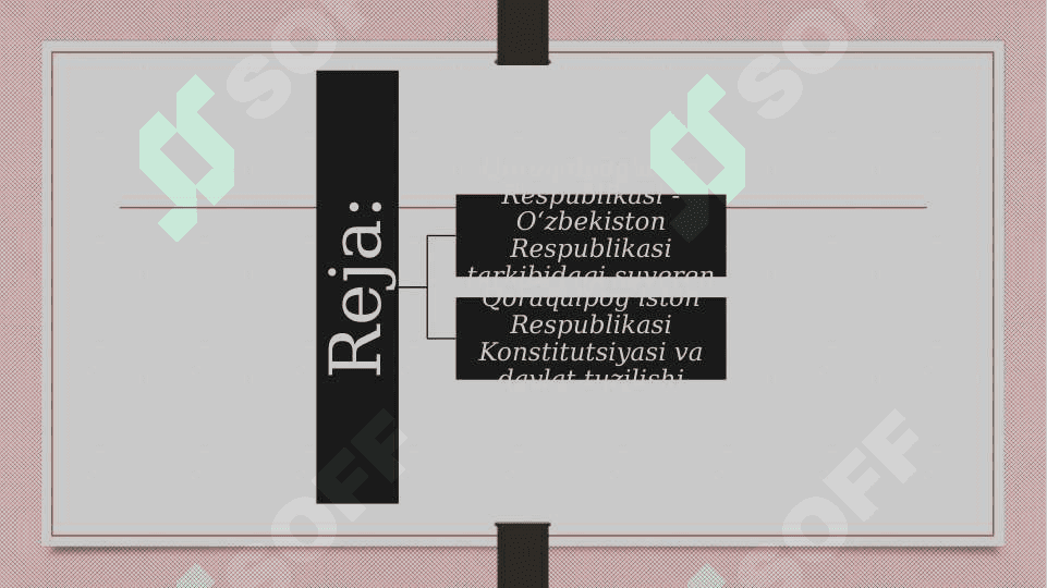 Mustaqillik yillarida Qoraqalpog’iston Respublikasi 2
