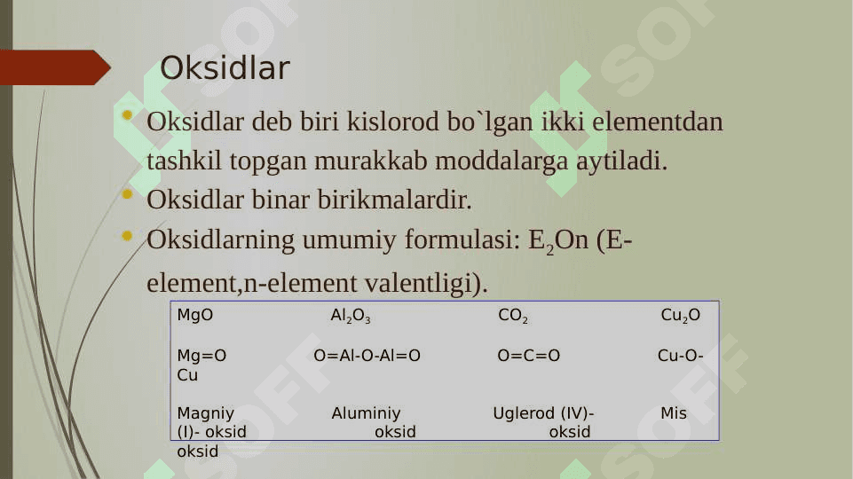 Oksidlar 3
