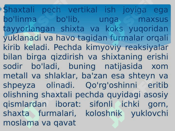 Shaxtali pechlar haqida ma’lumot. 3