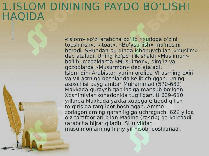 Islom dinida maʼnaviyat va shaxs maʼnaviy qiyofasining talqini 4