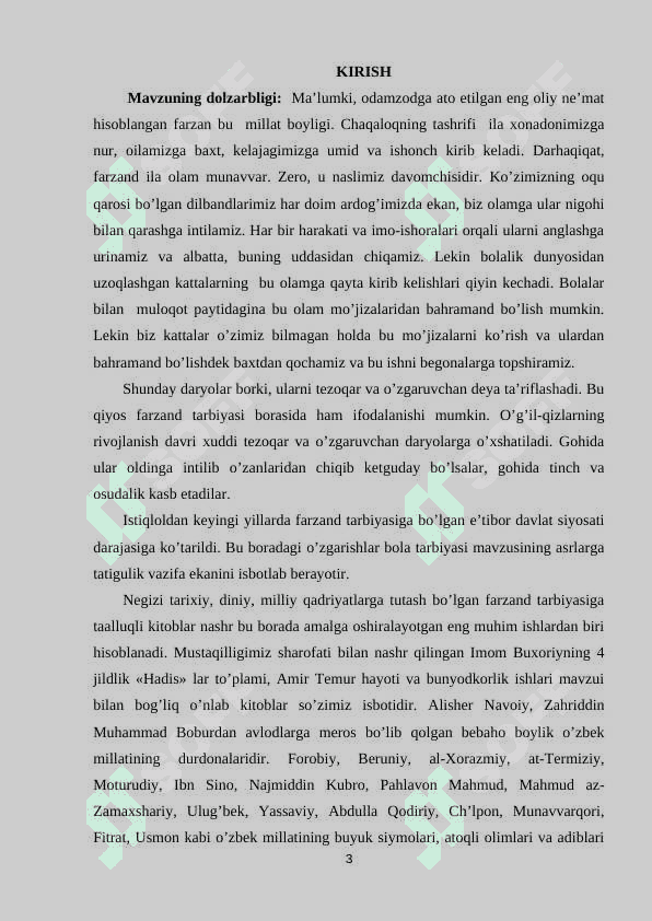 BOSHLANG’ICH SINF O’QUVCHILARIDA MILLIY XULQ-ATVOR TUSHUNCHALARINI SHAKLLANTIRISH 3