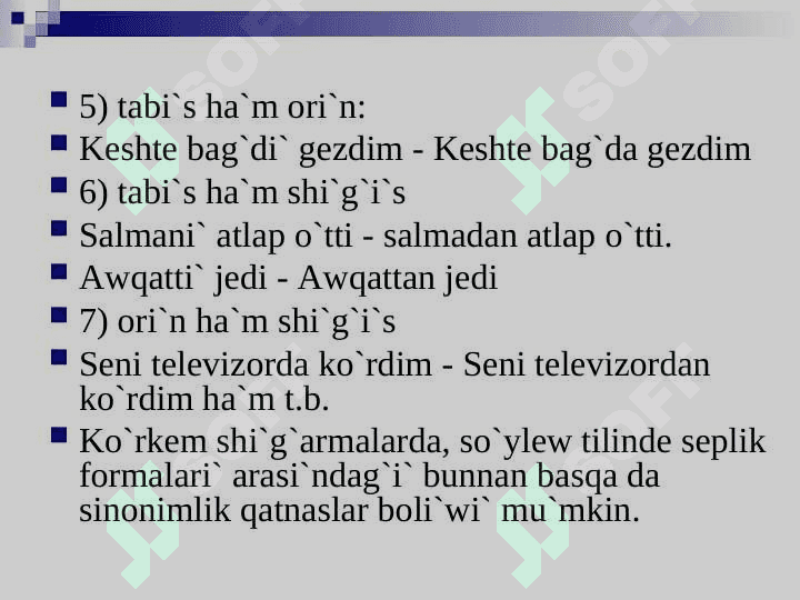 Morfologiyani`n` stil`lik imkaniyatlari` 6