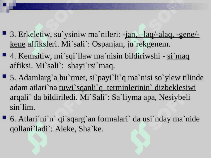 Morfologiyani`n` stil`lik imkaniyatlari` 8