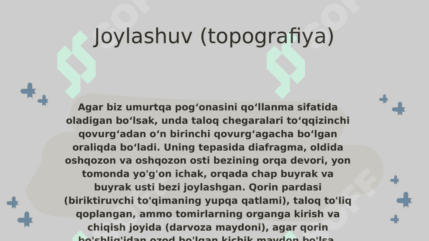Taloqning tuzilishi va funksiyasi 4