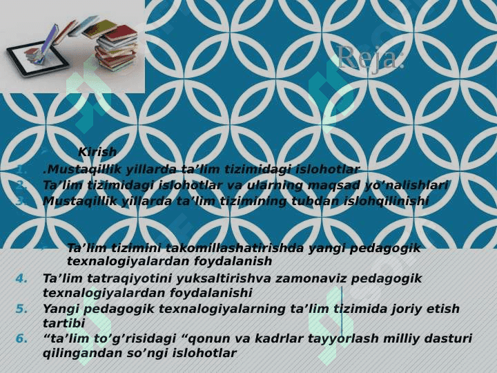 O’zbekiston respublikasi ta’limtizimidagi islohotlar 2