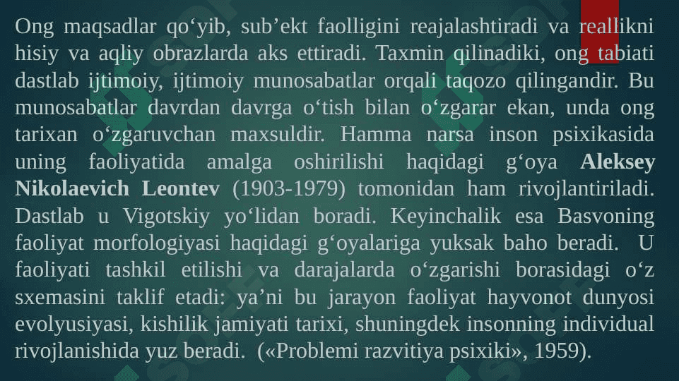 Psixologik maktablarning yuzaga kelish tarixi 6