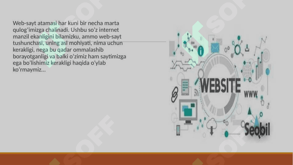 Web sayt HAQIDA TUSHUNCHA 3