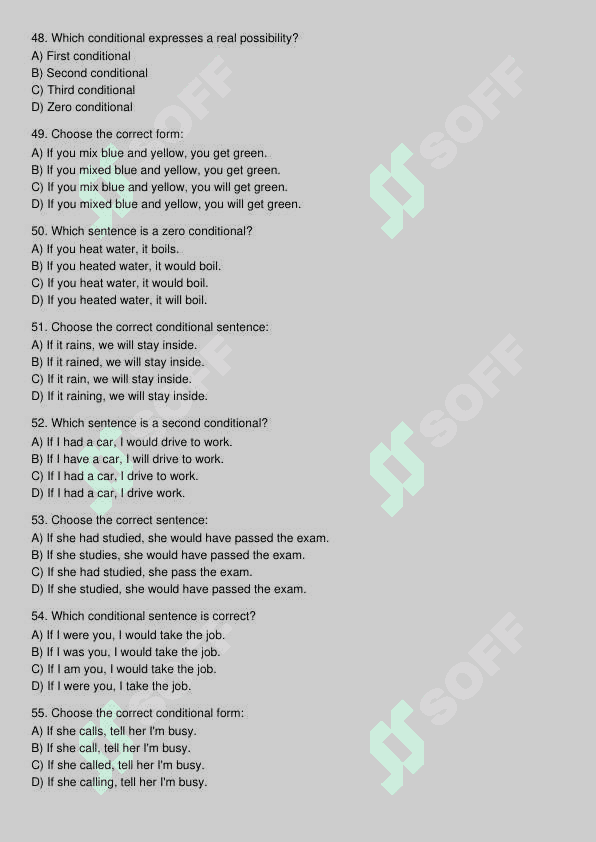 Ingliz tili test 7