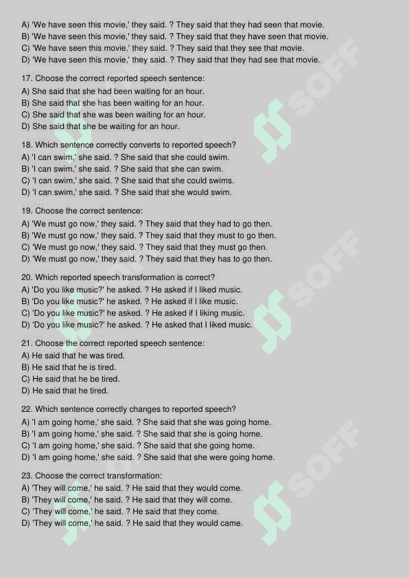 Ingliz tili test 3