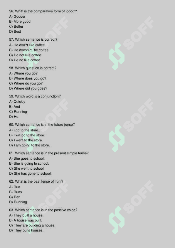 Ingliz tili test 8