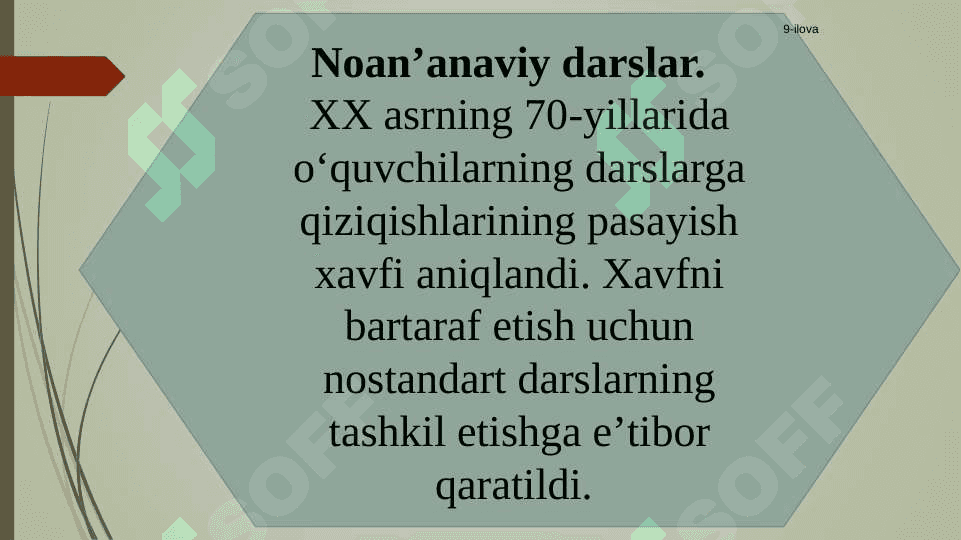 Ta'lim tashkil etishning noanʼanaviy shakllari 8