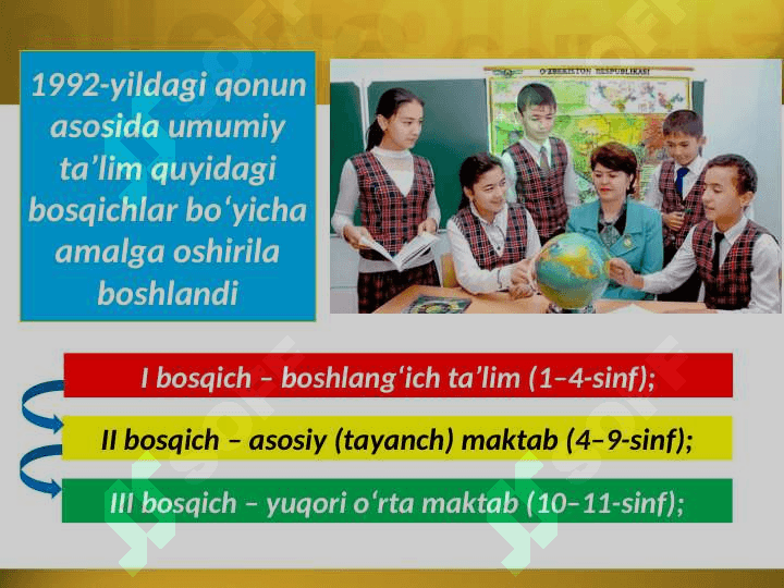 Umumiy va o‘rta maxsus  ta’lim  tizimi 4