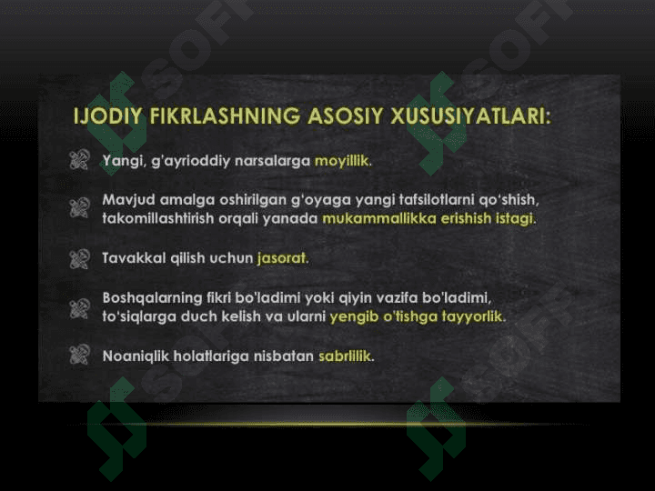 Kryativlik nima uchun kerak 7
