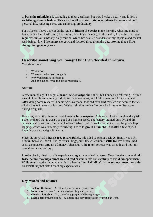 Ielts speaking part 2 answers 2