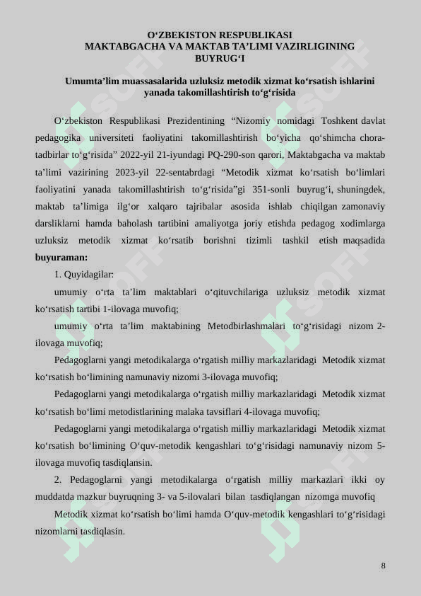 metodbirlashma 8