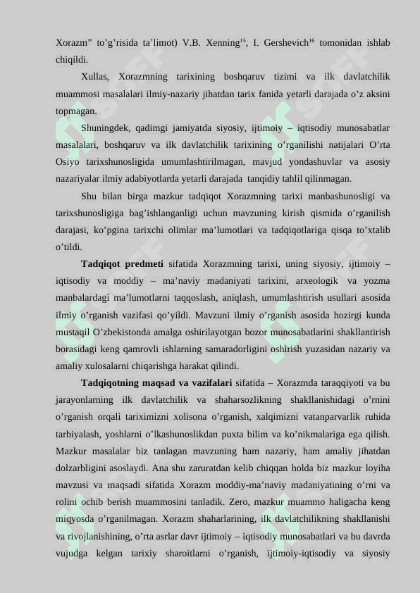 Xorazmshohlar davlati tarixi tarixshunosligi 6