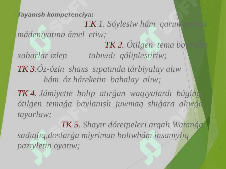 Sarıgúl Bahadırovanıń               ómiri hám dóretiwshiligi 6