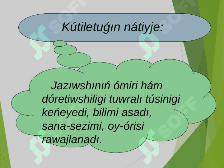 Sarıgúl Bahadırovanıń               ómiri hám dóretiwshiligi 7