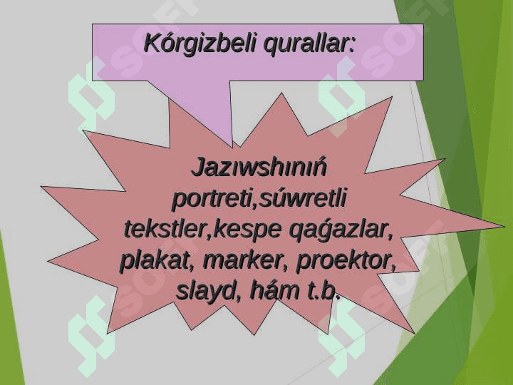 Sarıgúl Bahadırovanıń               ómiri hám dóretiwshiligi 8
