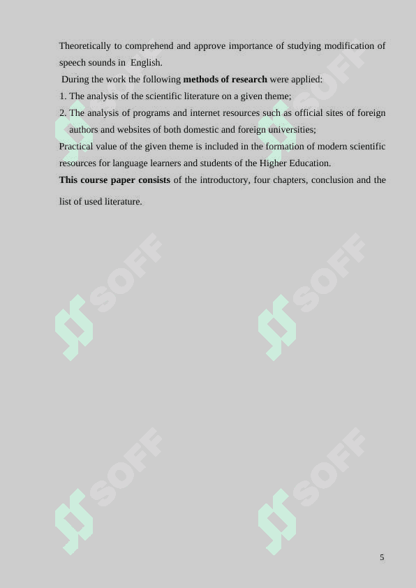Stylistic modifications of speech sounds 5