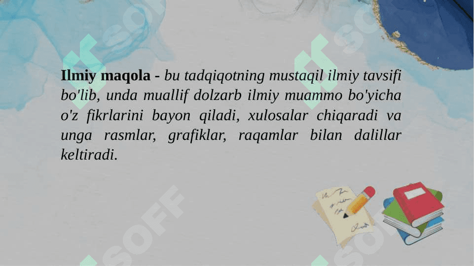 MAQOLA O’QITUVCHI  NUTQINING JANRI SIFATIDA. 5