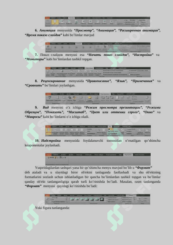 Тaqdimot muharrirlari va ularda ishlash (MS Power Point dasturi) 4