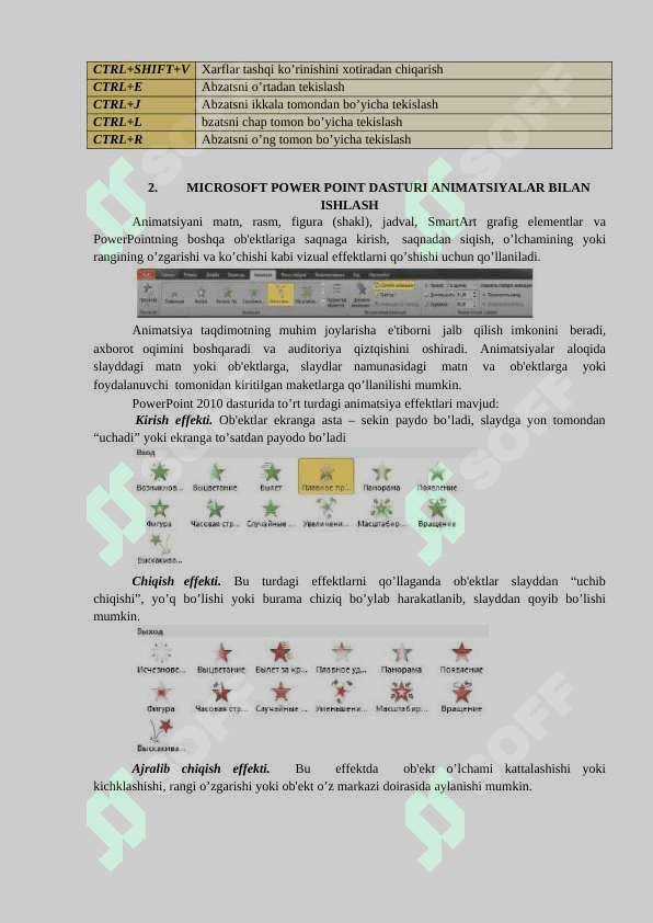 Тaqdimot muharrirlari va ularda ishlash (MS Power Point dasturi) 6