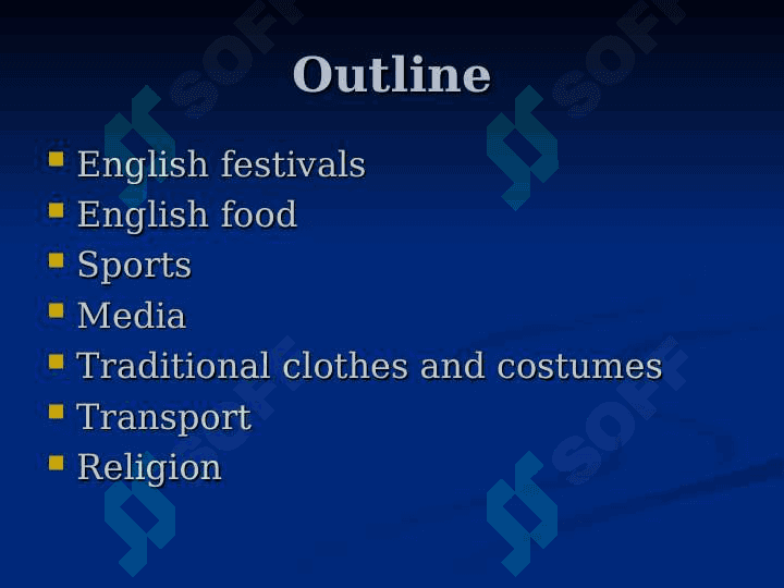 English culture and traditions 2