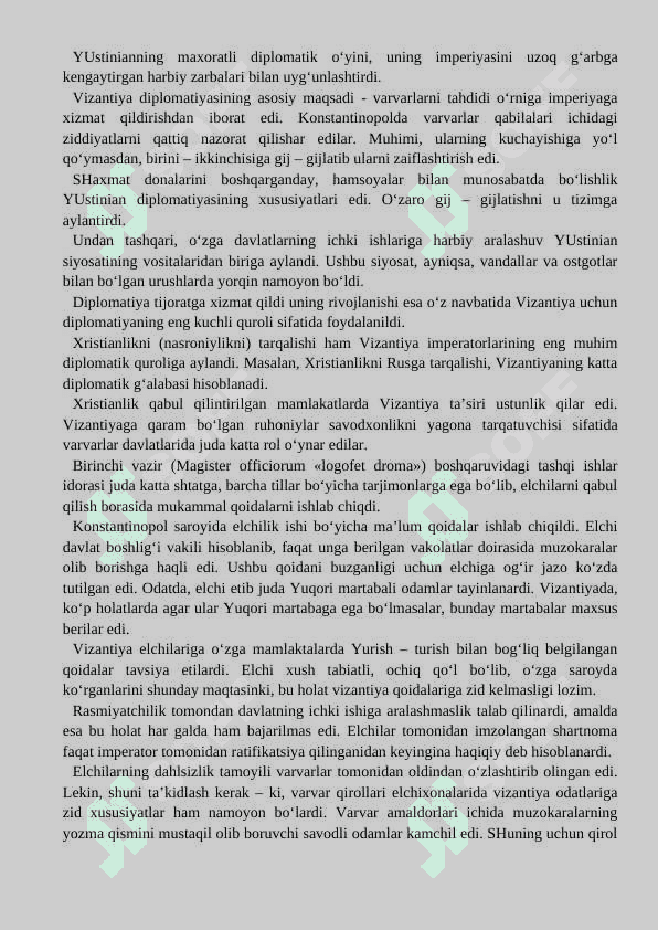 O‘RTA ASRLAR EVROPASIDA XALQARO MUNOSABATLAR VA DIPLOMATIYASI 2