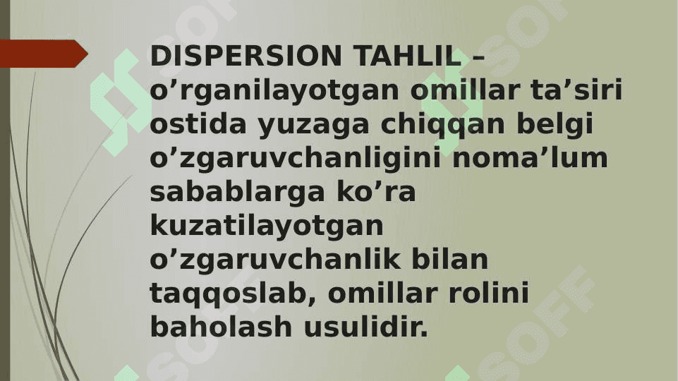 Dispersiv tahlil,quvvat tahlili 3