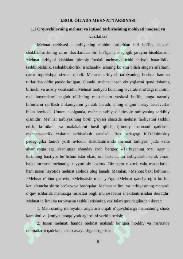 OILADA O‘QUVCHILARNING MEHNAT TARBIYASI 6
