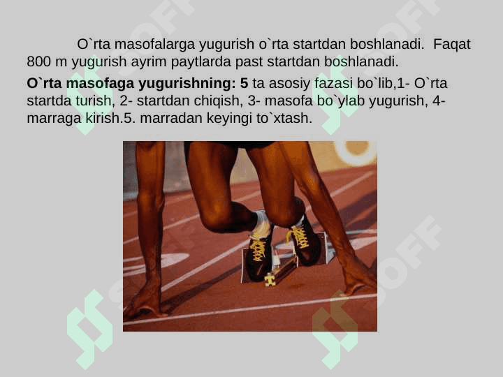 Yugurish texnikasi asoslari 2