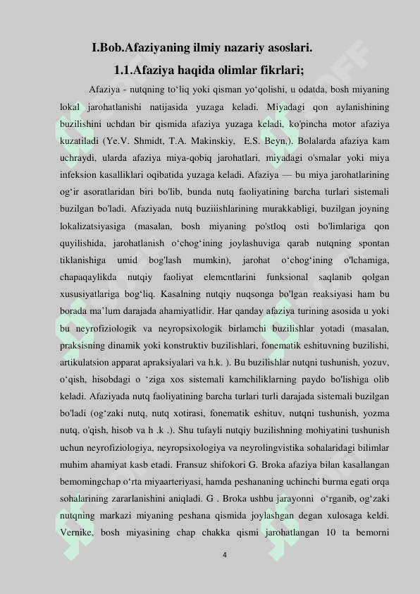 Afaziya va uning turli shakllarida nutqni tiklash  metodlari. 4