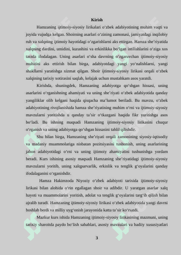 Hamzaning ijtimoiy-siyosiy lirikasi 3